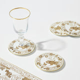 Set 4 sottobicchieri Aurum Oriente Italiano GINORI1735